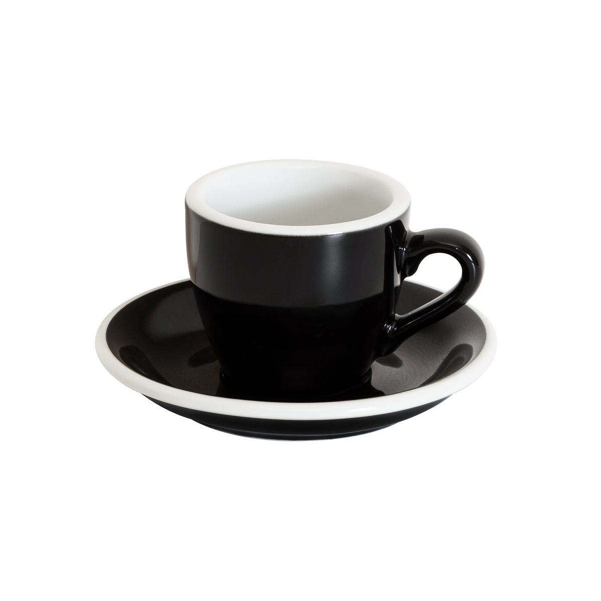 2.5 oz Egg Espresso Cup and Saucer - Original Colors