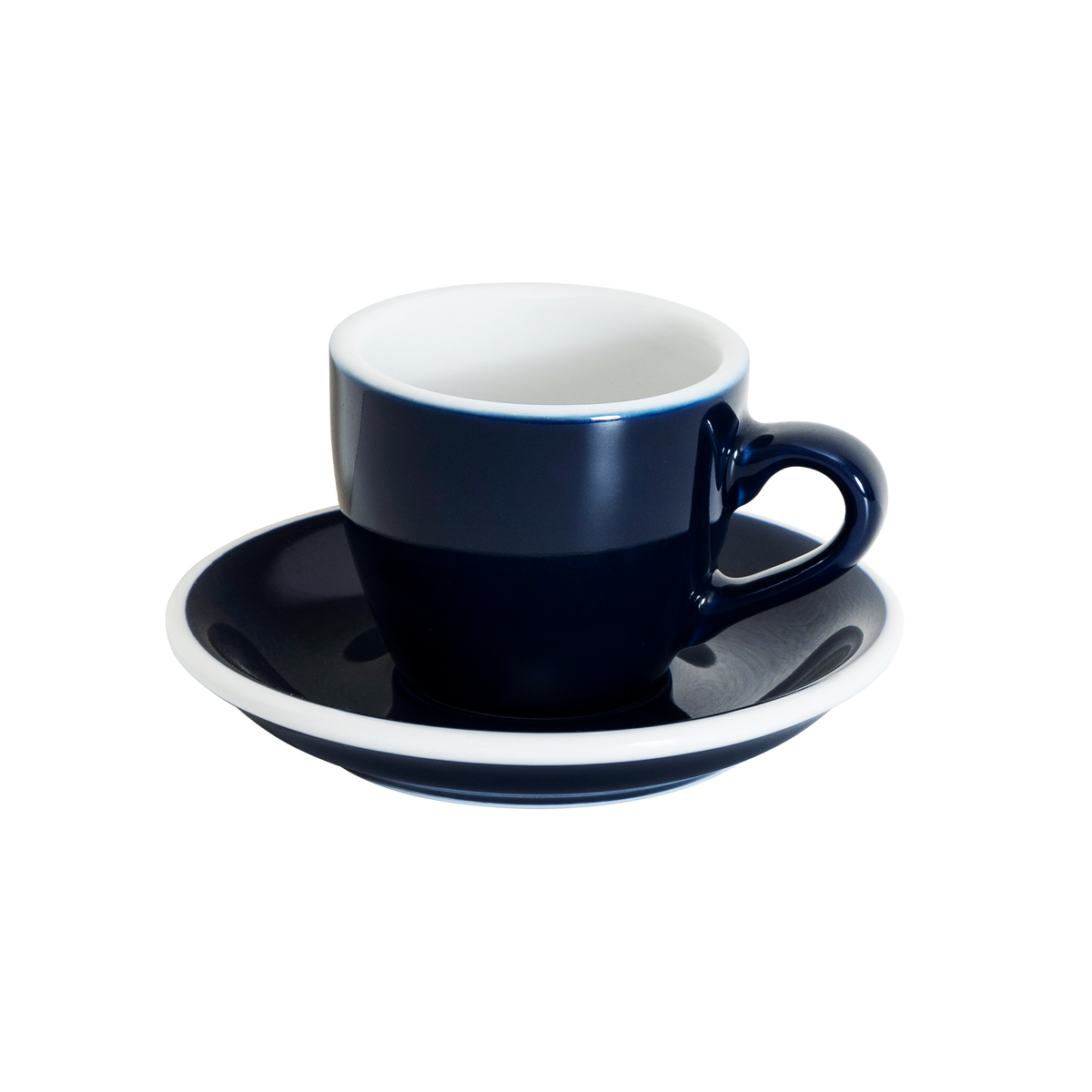 2.5 oz Egg Espresso Cup and Saucer - Original Colors