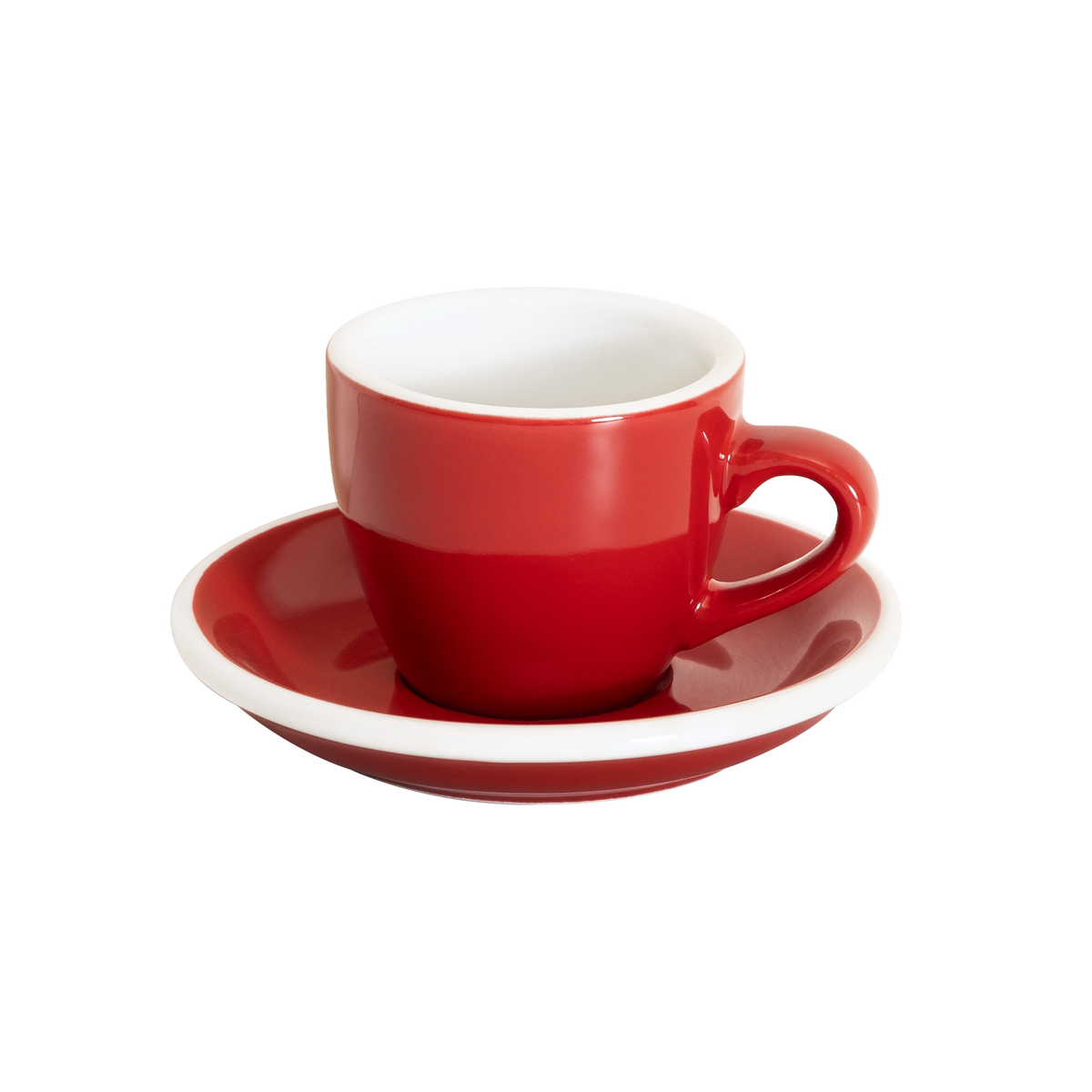 2.5 oz Egg Espresso Cup and Saucer - Original Colors