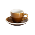 2.5 oz Egg Espresso Cup and Saucer - Potters Colors
