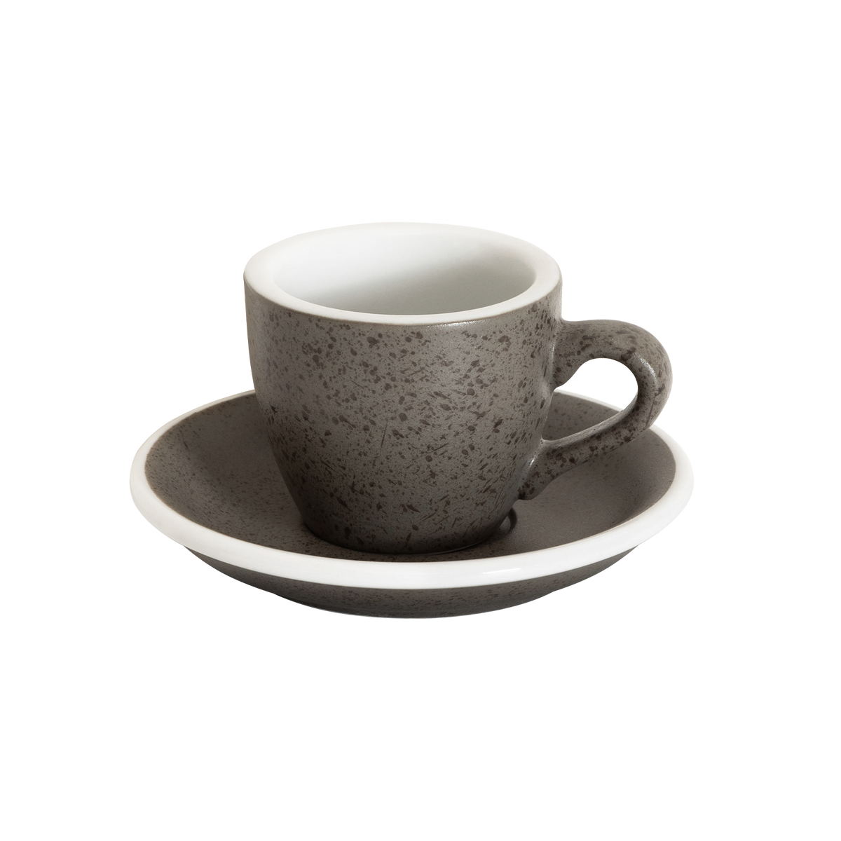 2.5 oz Egg Espresso Cup and Saucer - Potters Colors