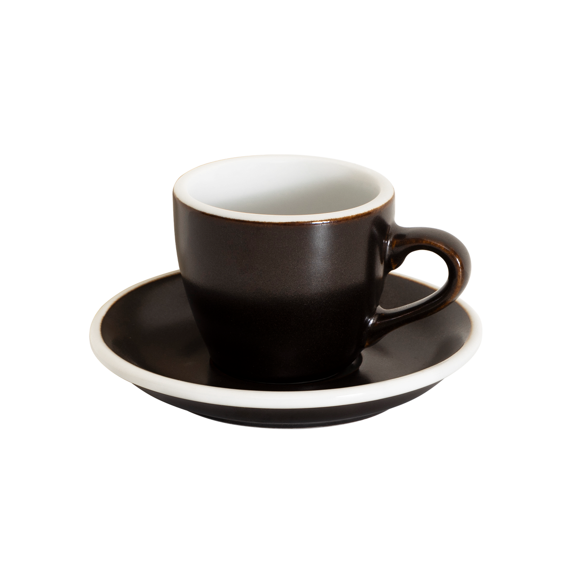 2.5 oz Egg Espresso Cup and Saucer - Potters Colors