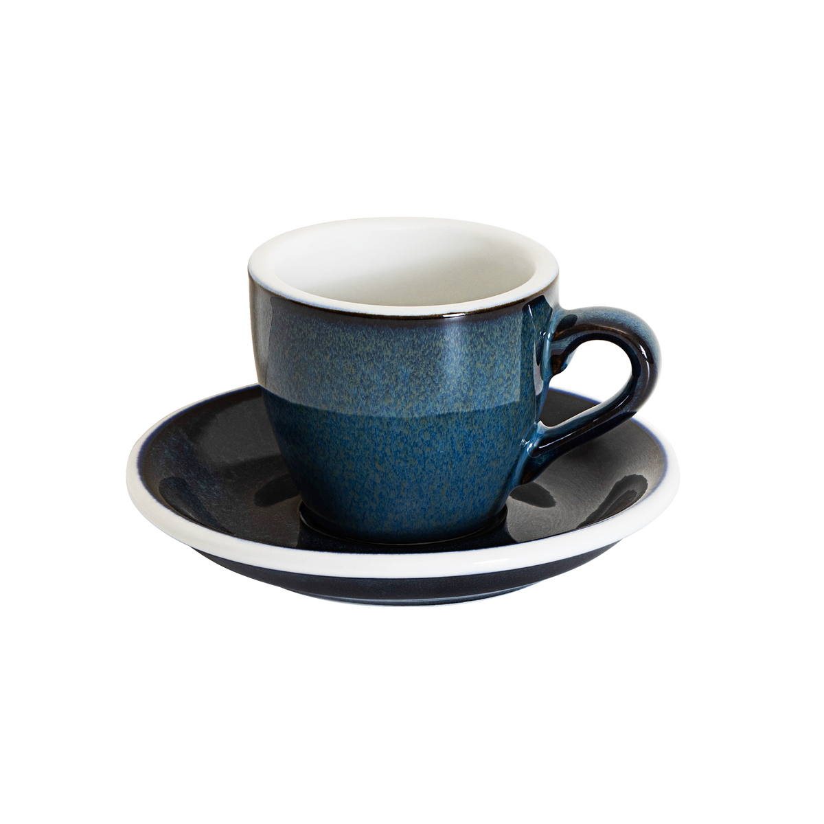 2.5 oz Egg Espresso Cup and Saucer - Potters Colors