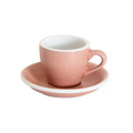 2.5 oz Egg Espresso Cup and Saucer - Mineral Colors Collection
