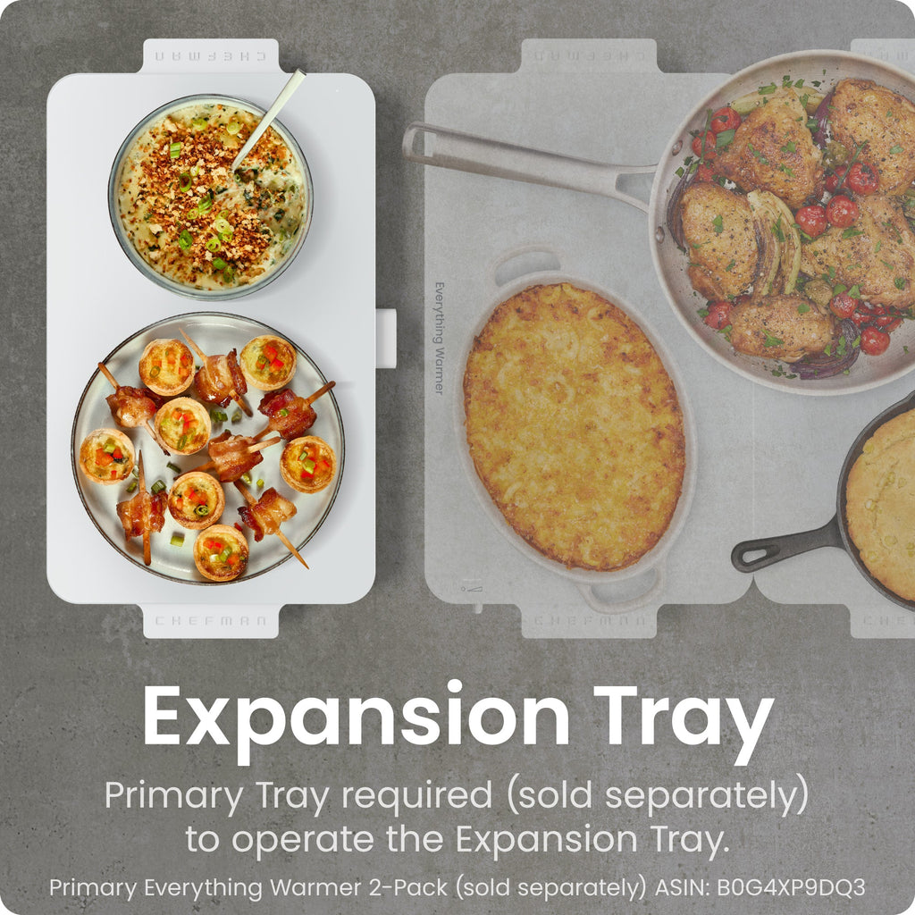 Everything Warmer™ Expanding Warming Tray, One Expansion Tray (Primary Tray Sold Separately)
