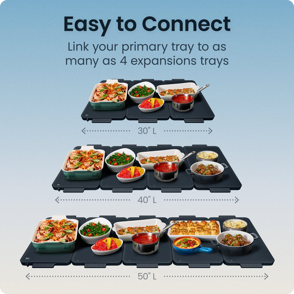 Everything Warmer™ Expanding Warming Tray, One Expansion Tray (Primary Tray Sold Separately)