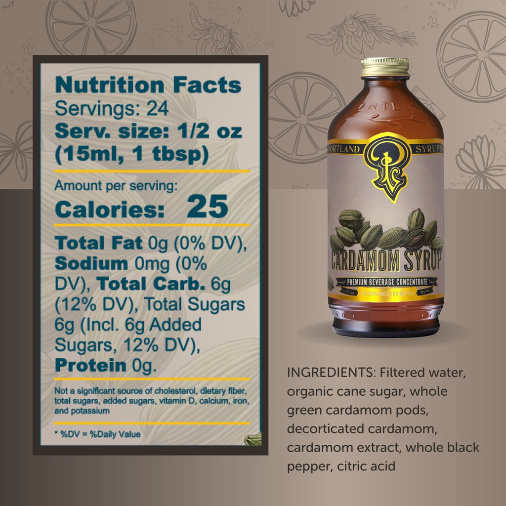 Portland Syrups Cardamom Syrup