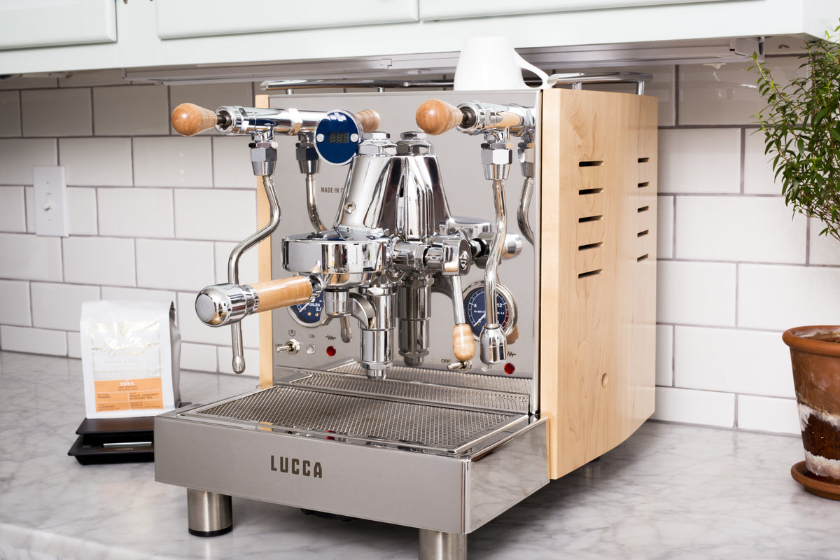 Style 7 Wood Spouted Portafilter