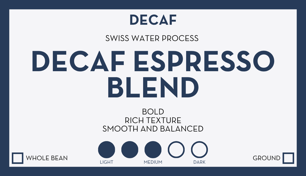 Swiss Water Decaf Espresso Blend