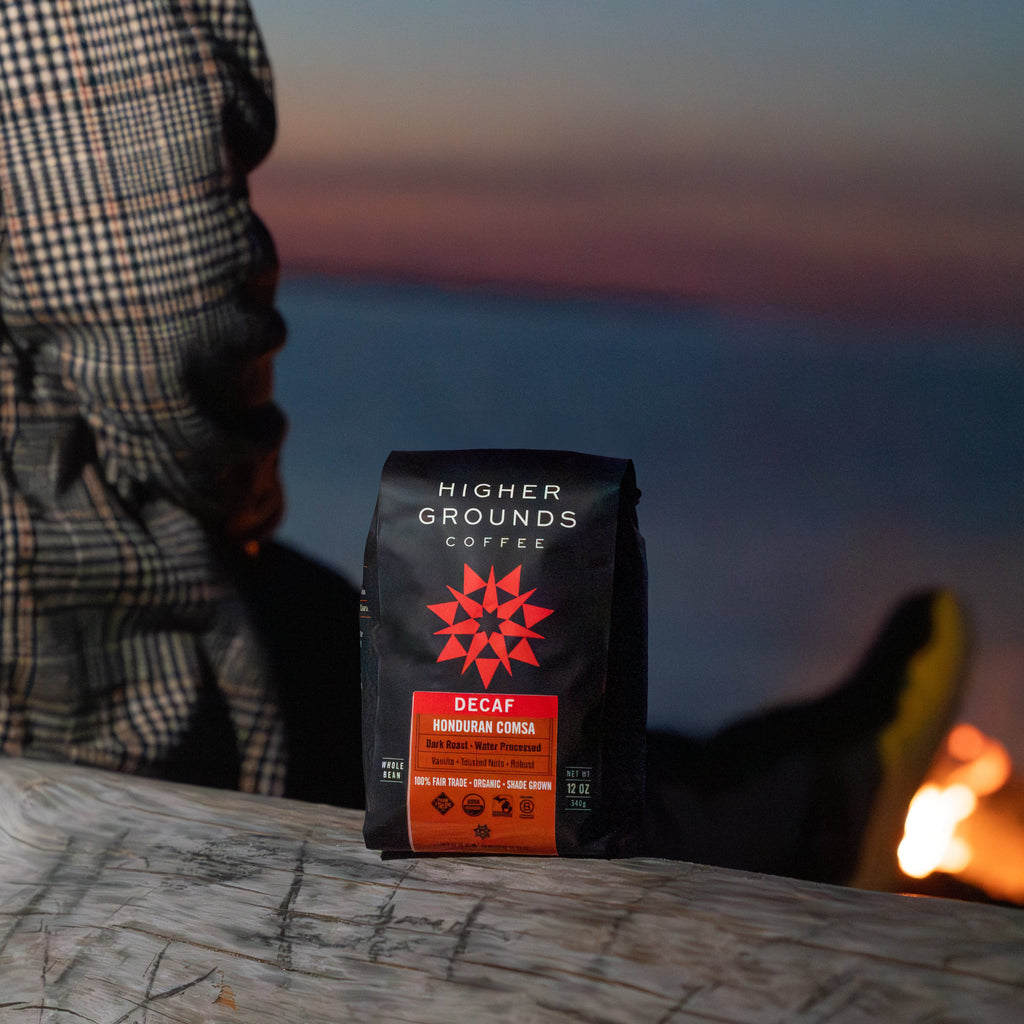 Decaf Dark Roast by Higher Grounds Coffee