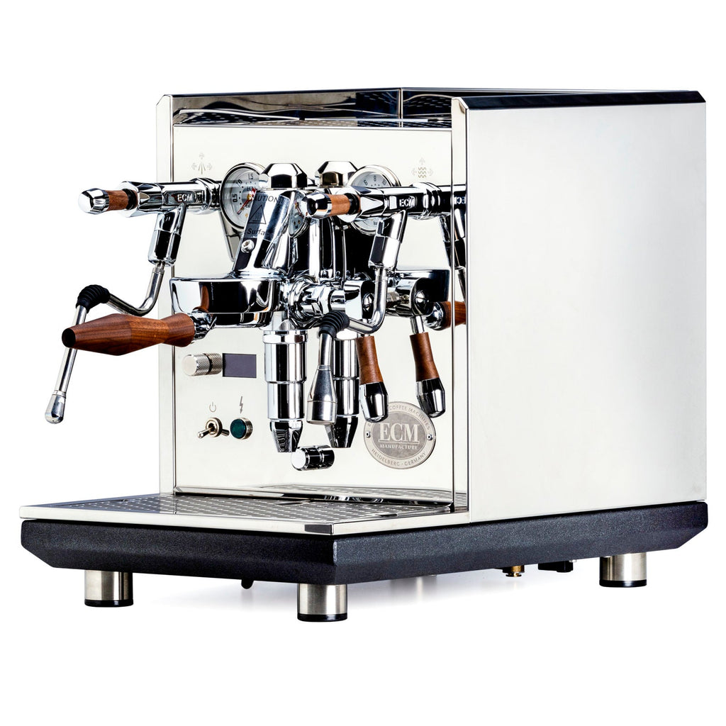 Espresso Machine Wood Touch Points