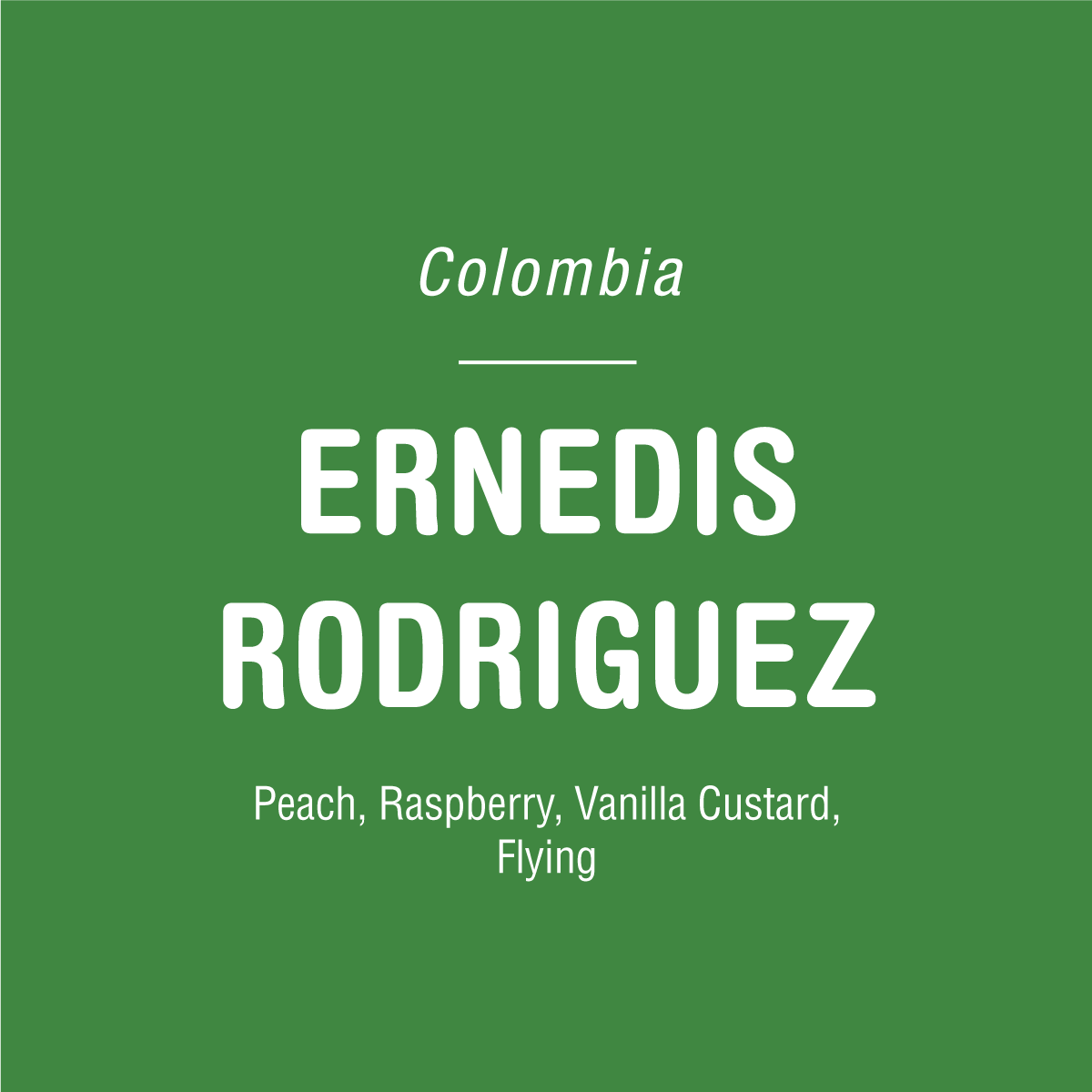 Ernedis Rodriguez Sidra Lot 2 - Colombia