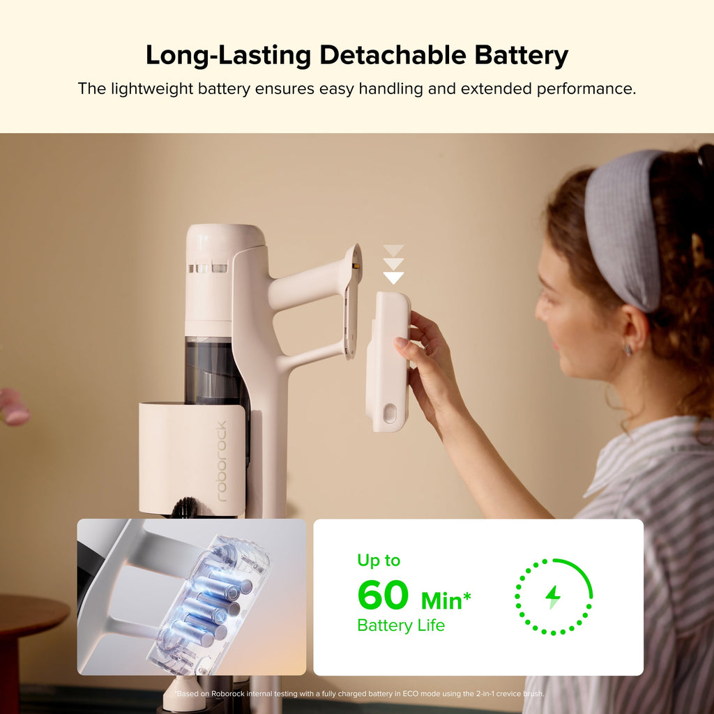 Roborock H60 Hub Cordless Stick Vacuum Cleaner