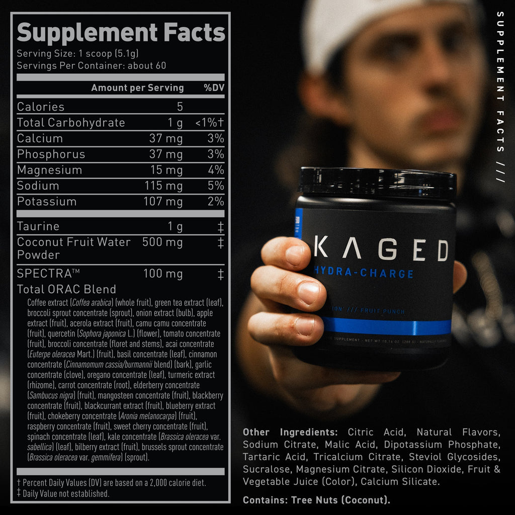 Kaged Hydra-Charge Electrolyte Drink Mix