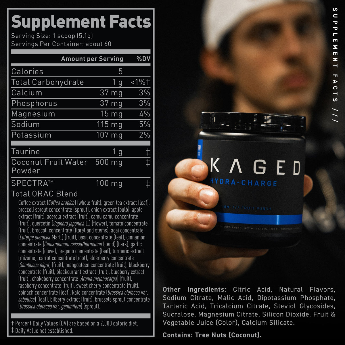 Kaged Hydra-Charge Electrolyte Drink Mix