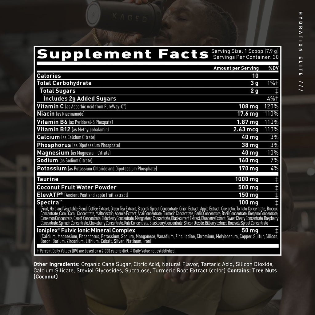 Kaged Hydration Elite Electrolyte Drink Mix