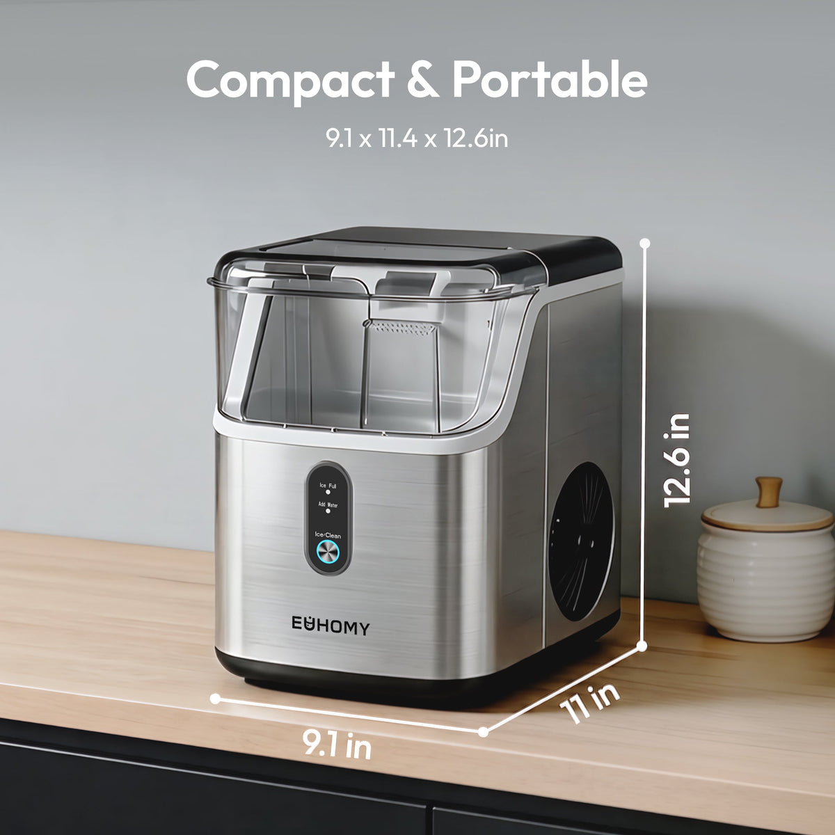 Euhomy Pearl L1 Nugget Ice Maker