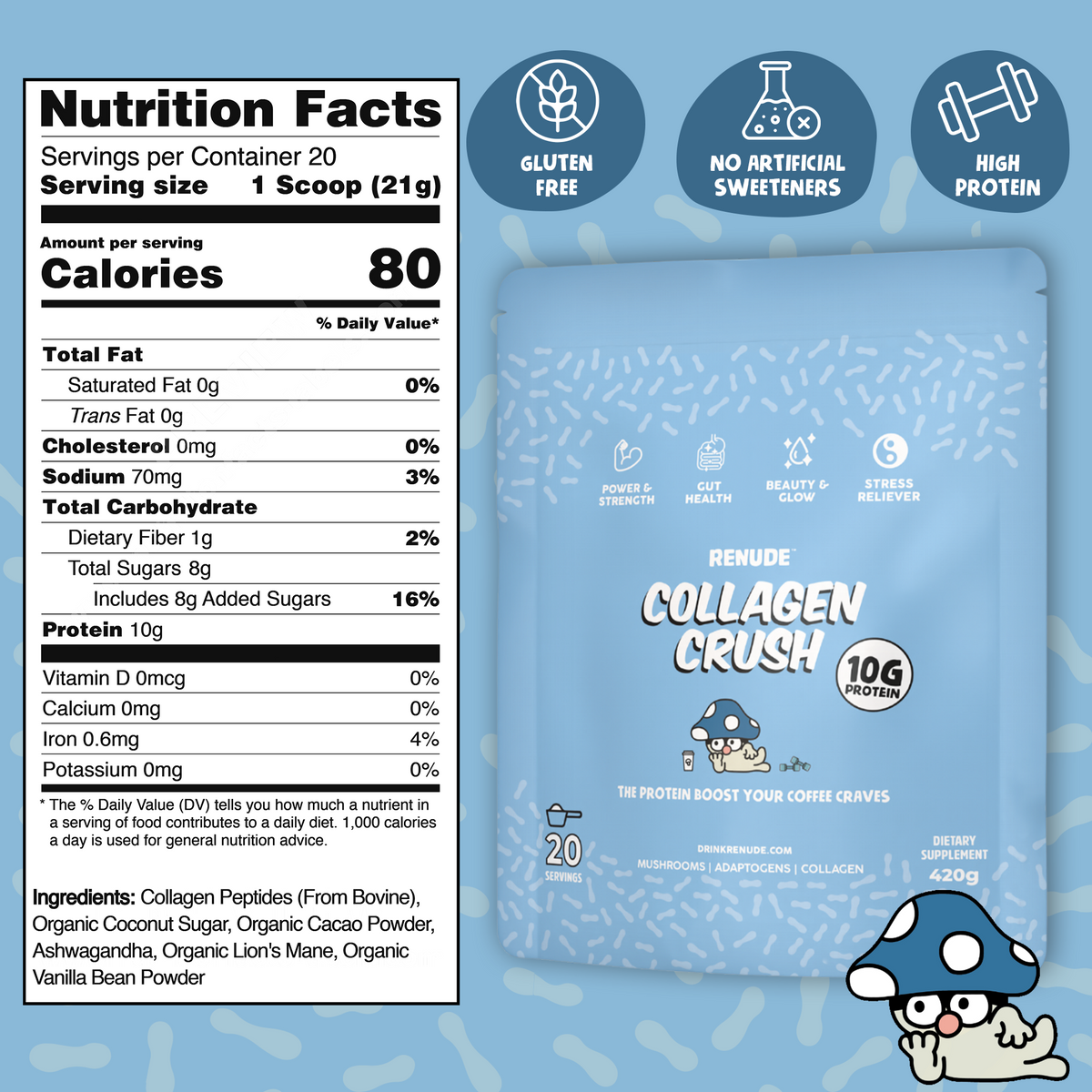 Collagen Crush: Adaptogen Protein