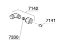 La Spaziale 1/4" to 3/8" Compression Elbow - 7142