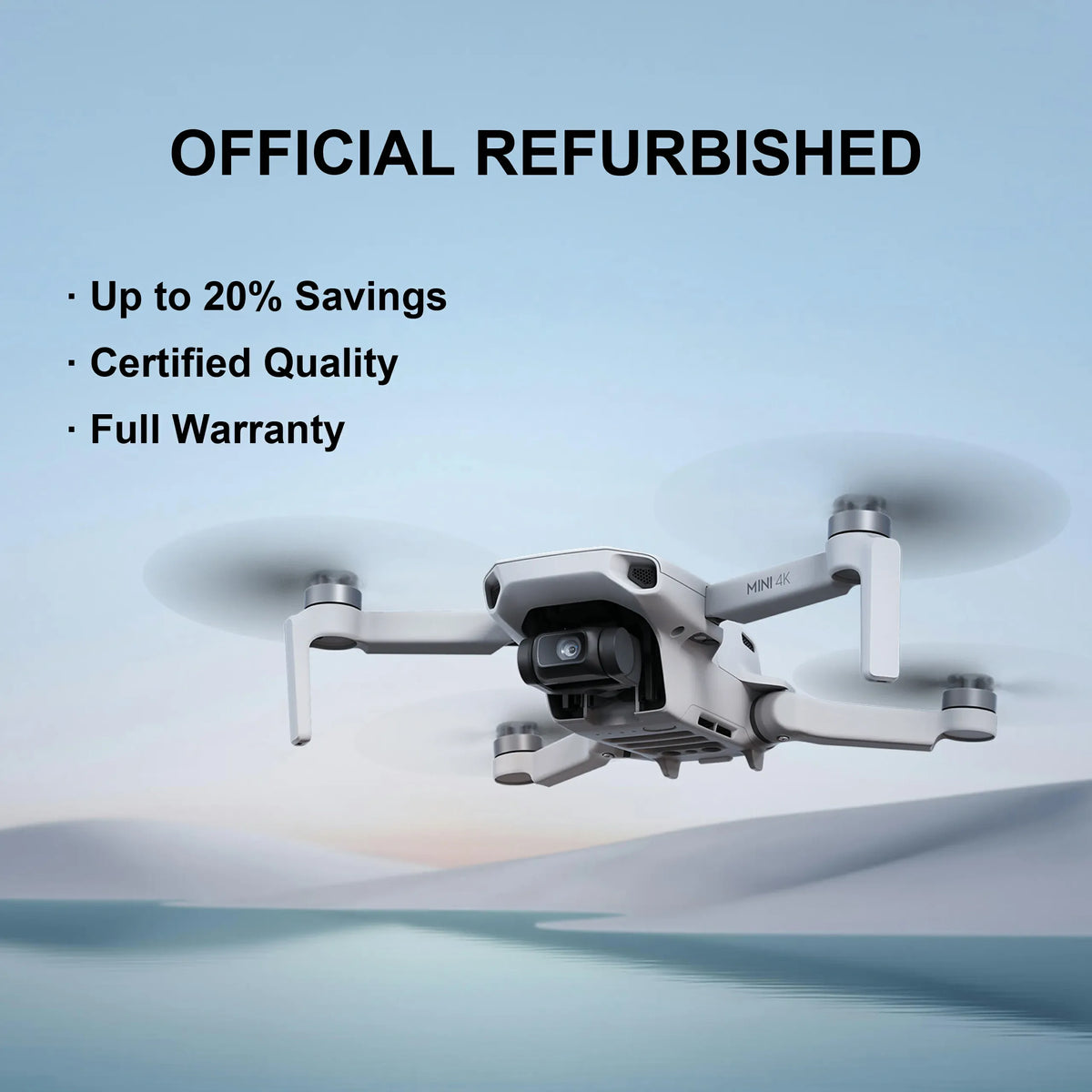 DJI Mini 4K Fly More Combo (Refurbished Unit)