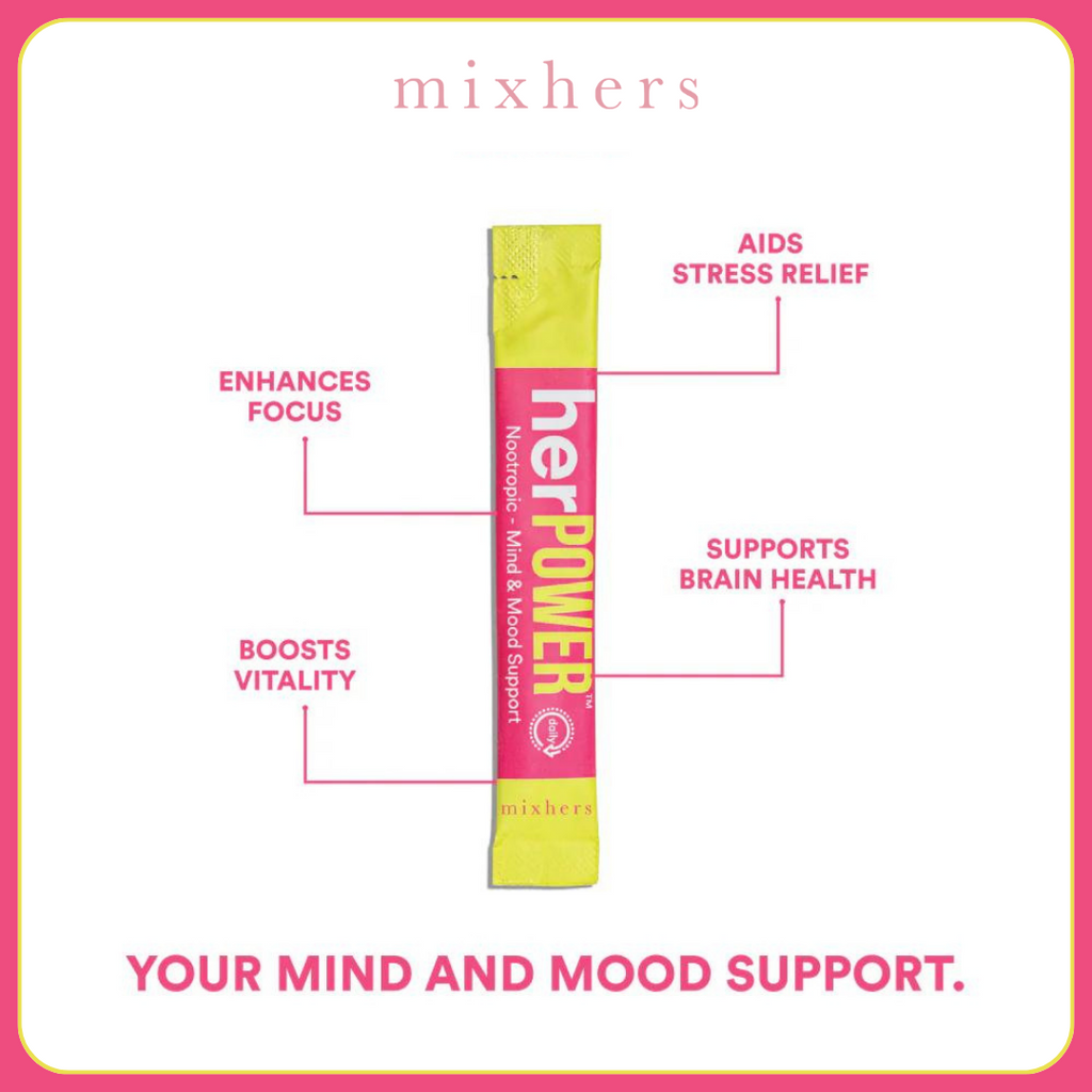 mixhers herpower™ Energy, Focus, & Concentration Drink