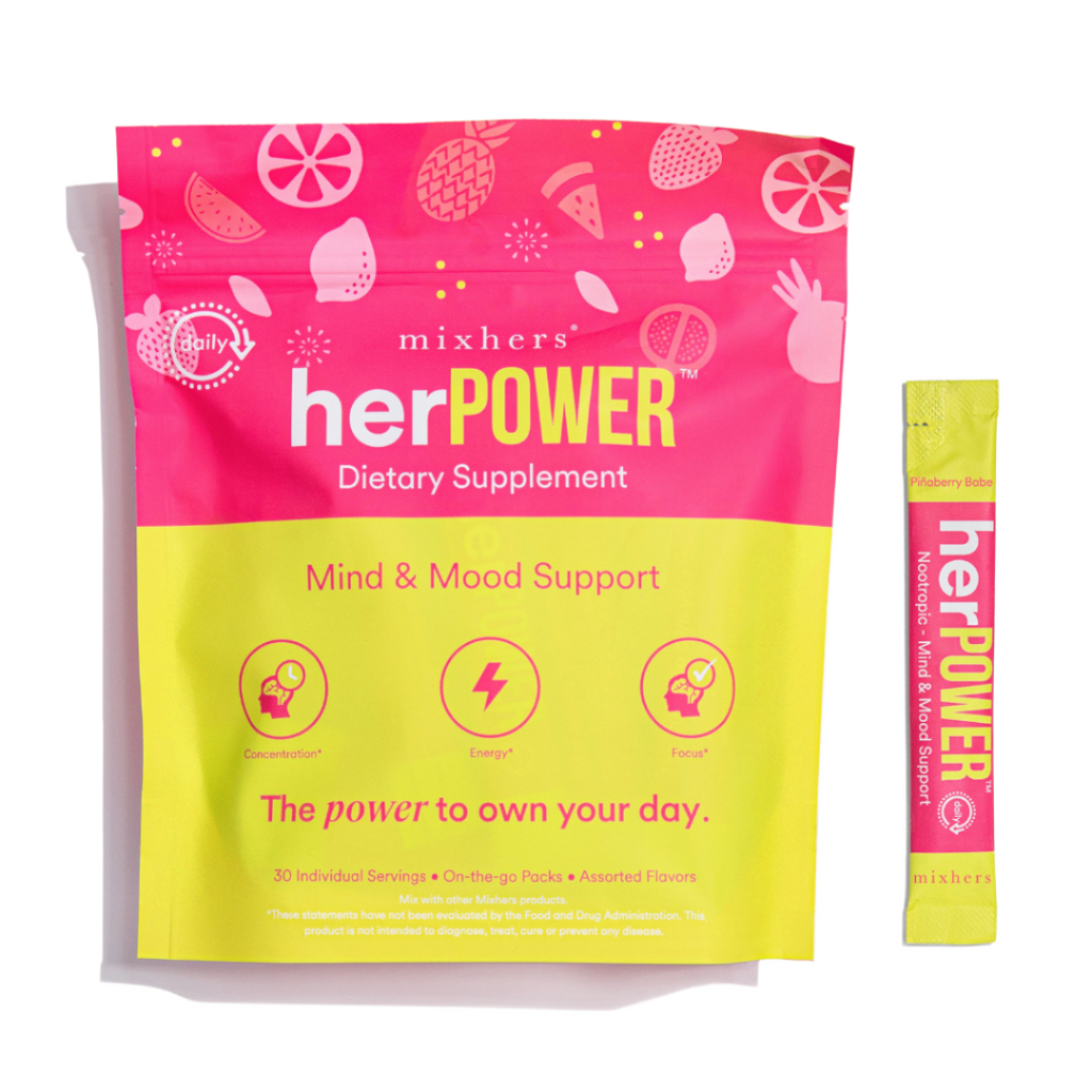 mixhers herpower™ Energy, Focus, & Concentration Drink