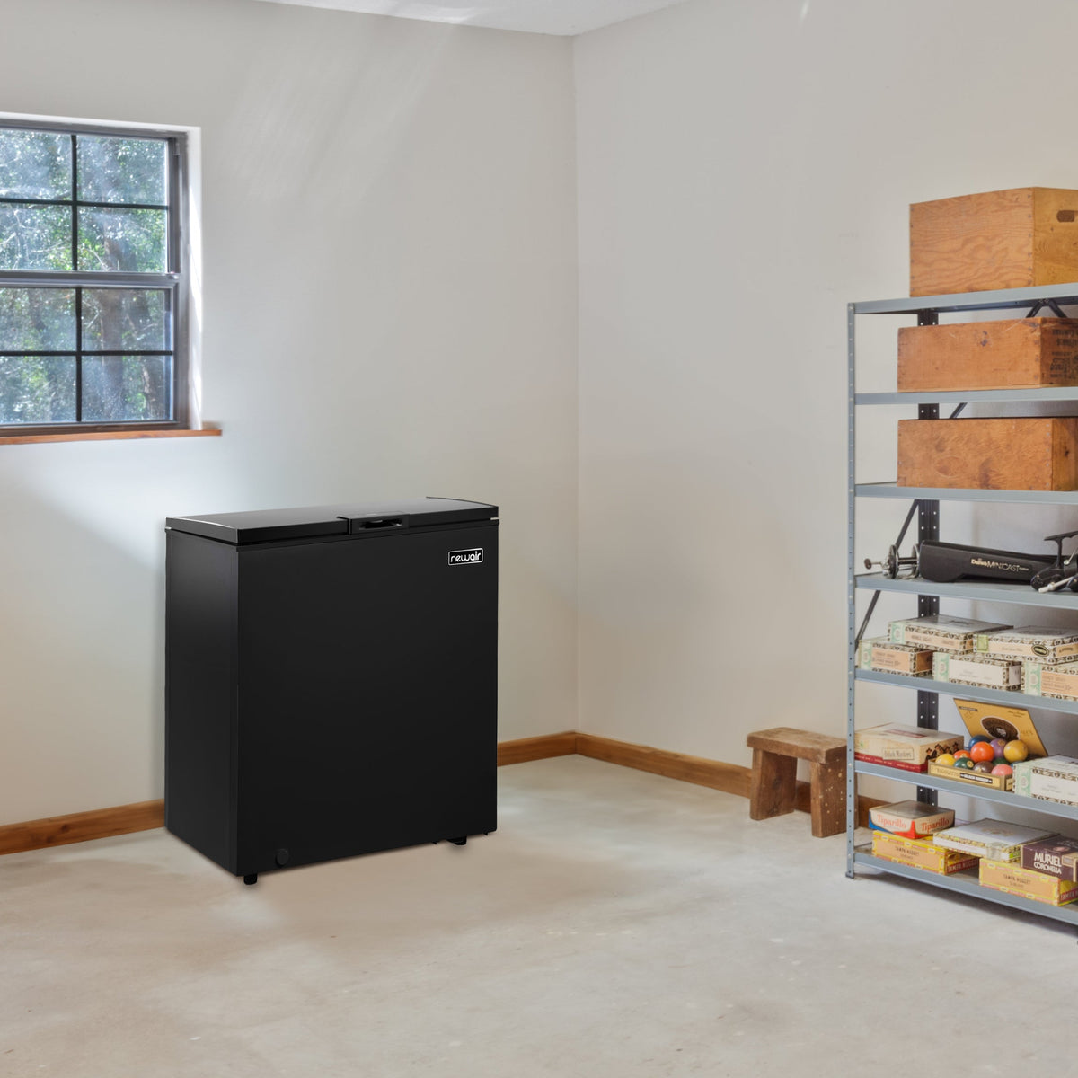 Newair® Mini Deep Chest Freezer, 5 Cu. Ft. - Black