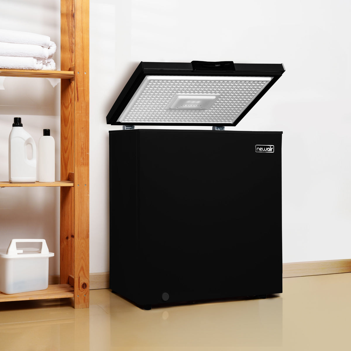 Newair® Mini Deep Chest Freezer, 5 Cu. Ft. - Black