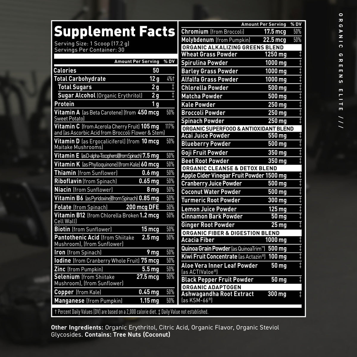 Kaged Organic Greens Elite Superfood Drink