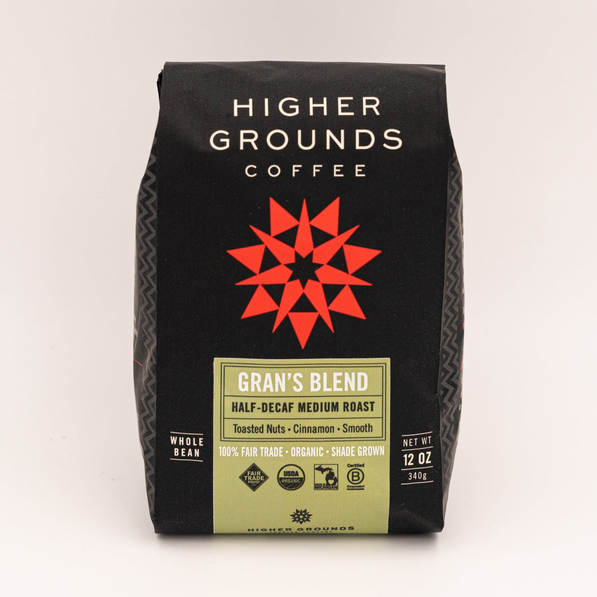 Gran's Blend Half-Decaf by Higher Grounds Coffee