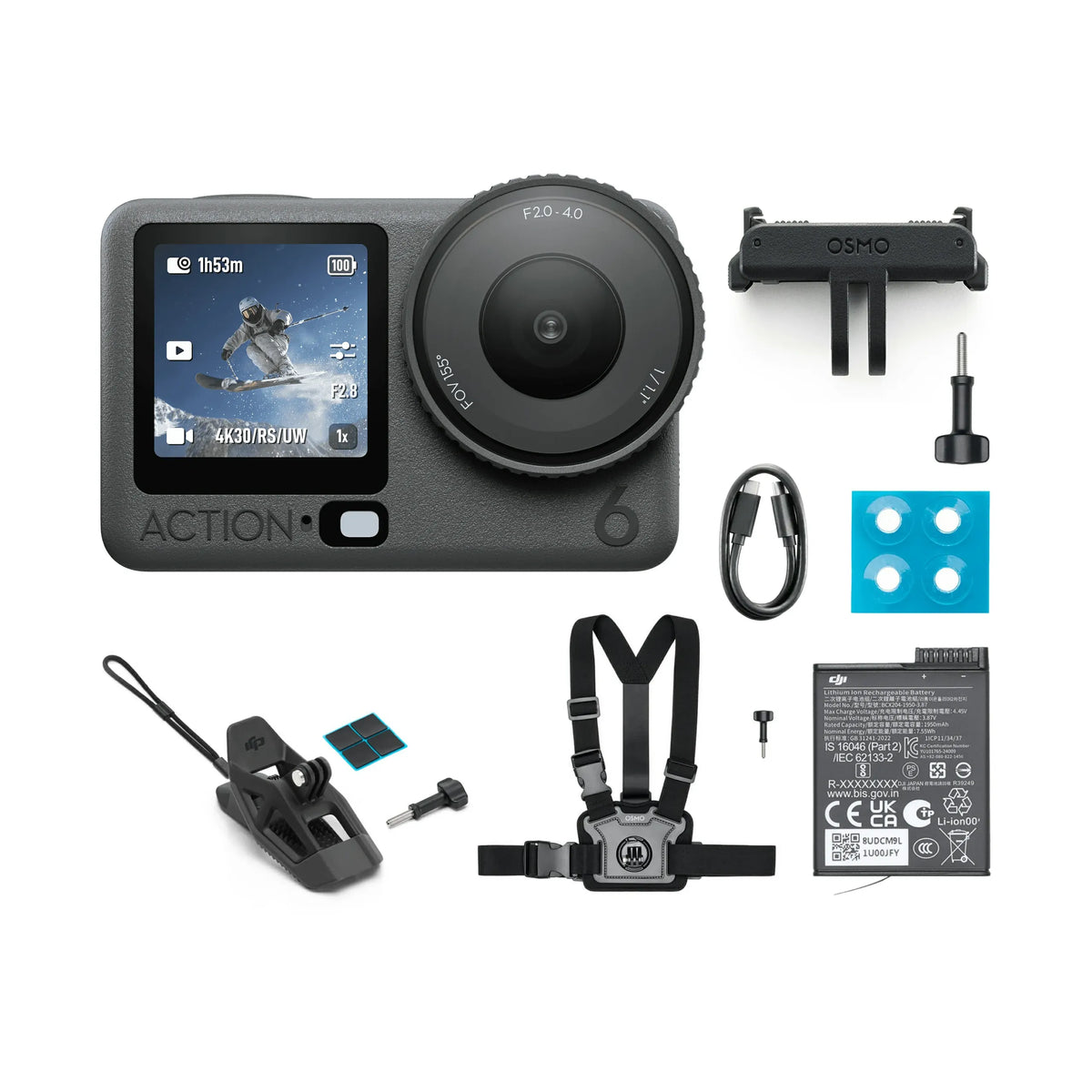 Osmo Action 6 Motorcycling Combo