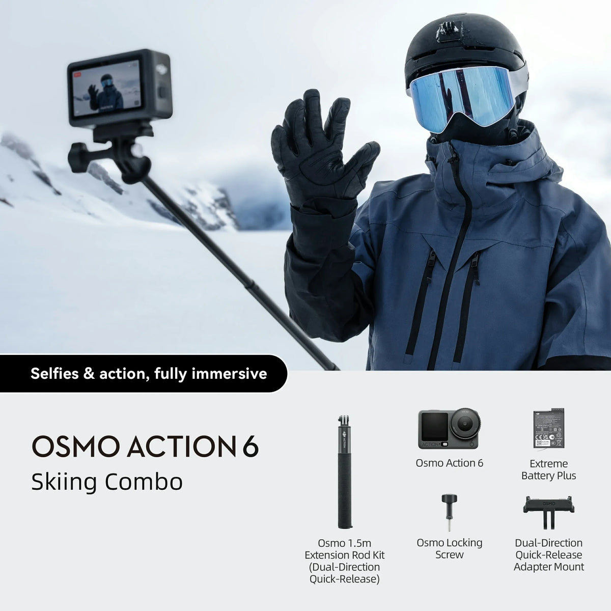Osmo Action 6 Skiing Combo
