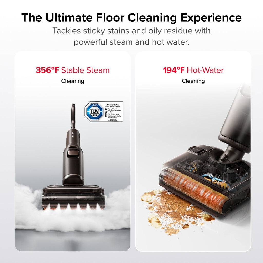 Roborock F25 Ultra Steam Gen 2 – Steam Wet-Dry Vacuum with Turbo Steam & Robotic Arm