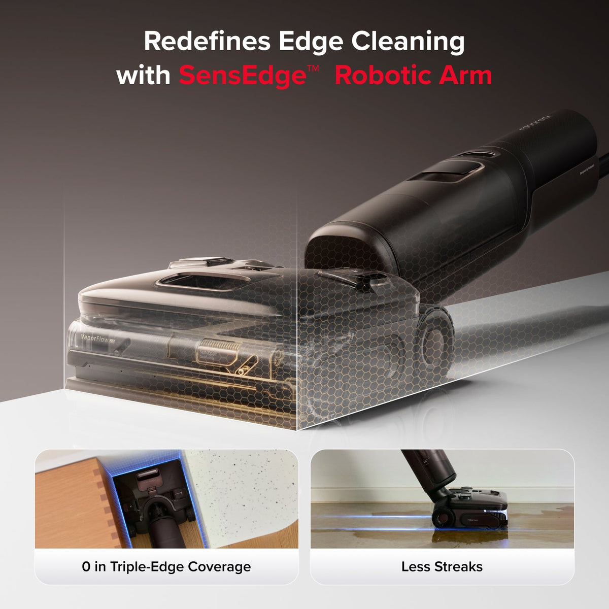 Roborock F25 Ultra Steam Gen 2 – Steam Wet-Dry Vacuum with Turbo Steam & Robotic Arm