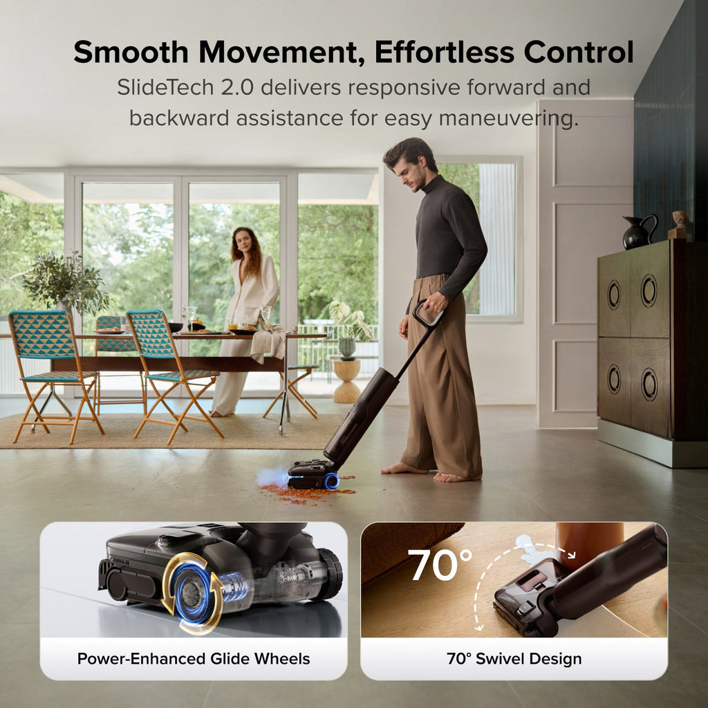 Roborock F25 Ultra Steam Gen 2 – Steam Wet-Dry Vacuum with Turbo Steam & Robotic Arm