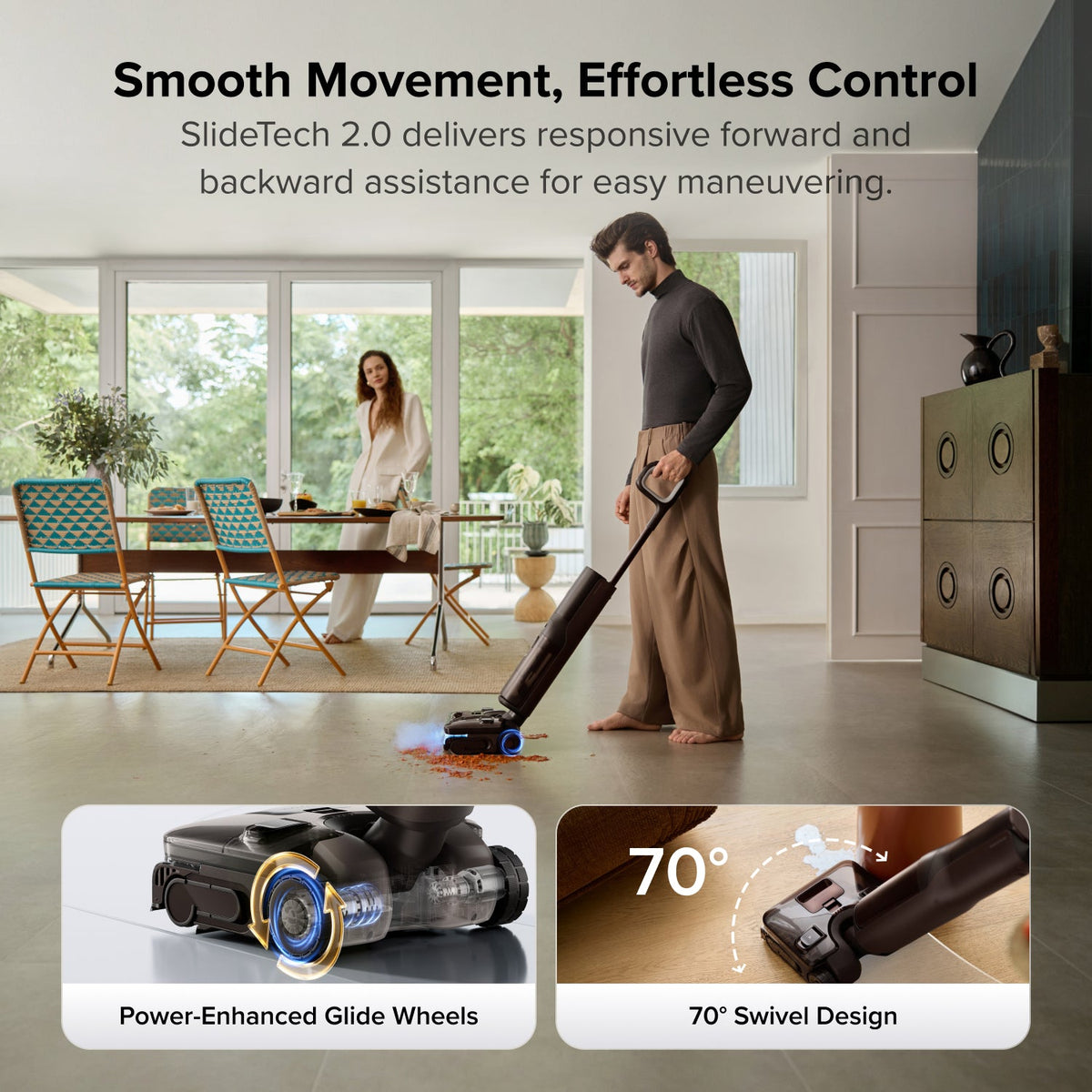 Roborock F25 Ultra Steam Gen 2 – Steam Wet-Dry Vacuum with Turbo Steam & Robotic Arm