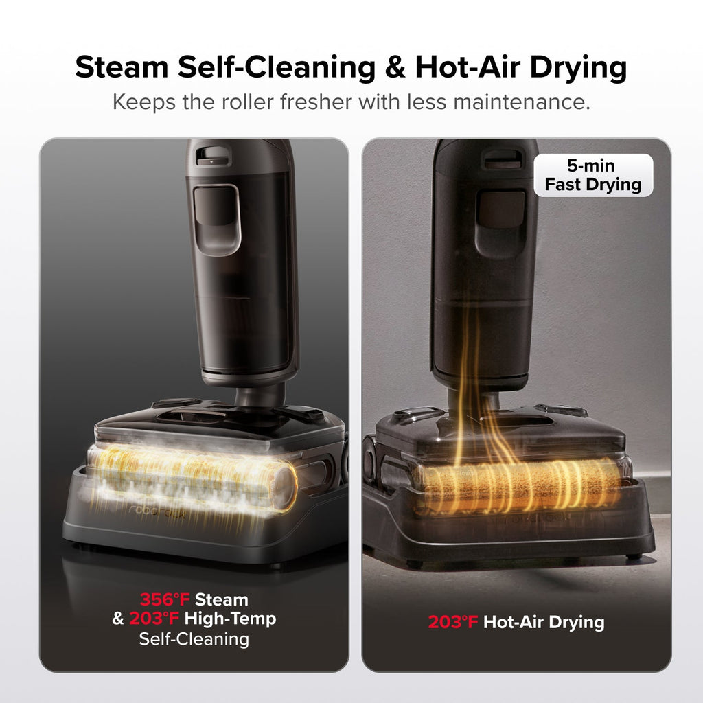 Roborock F25 Ultra Steam Gen 2 – Steam Wet-Dry Vacuum with Turbo Steam & Robotic Arm