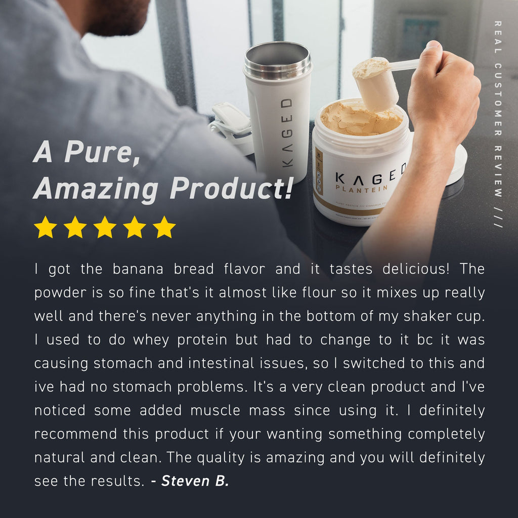 Kaged Plantein Protein Powder