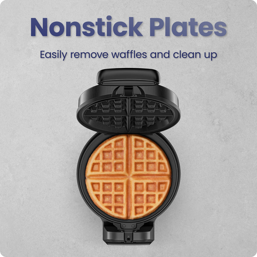 Rotating Belgian Waffle Maker - Black