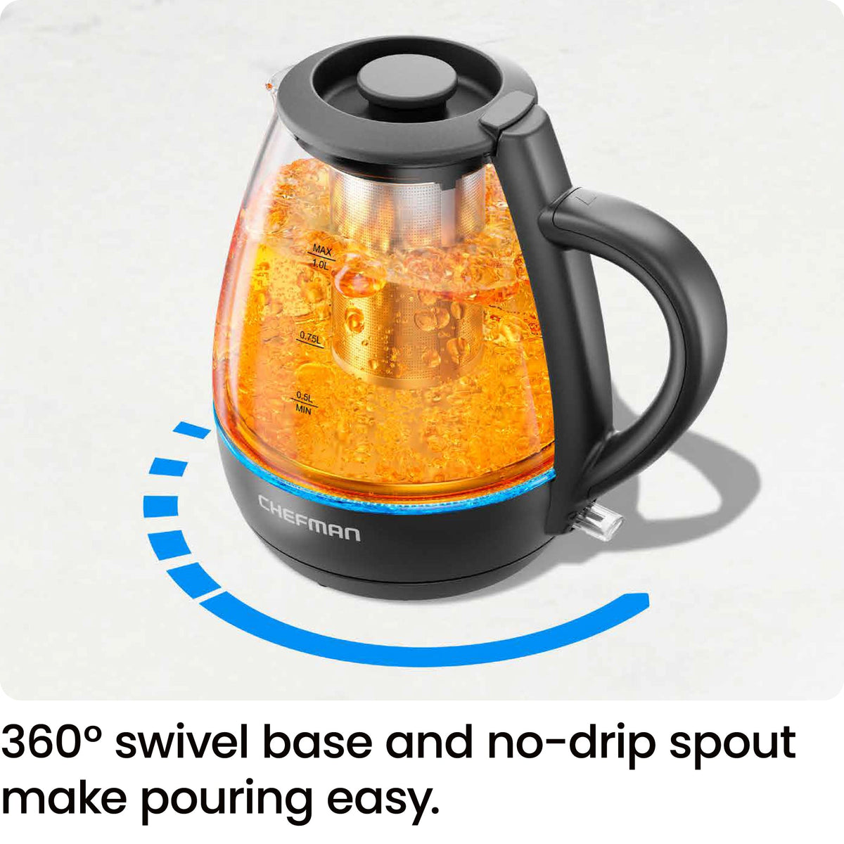 Fast-Boil™ 1L Tea Infuser Kettle