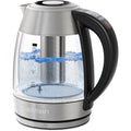 Chefman® 1.7L Dual-Glass Electric Kettle with Tea Infuser & Adjustable Temperature