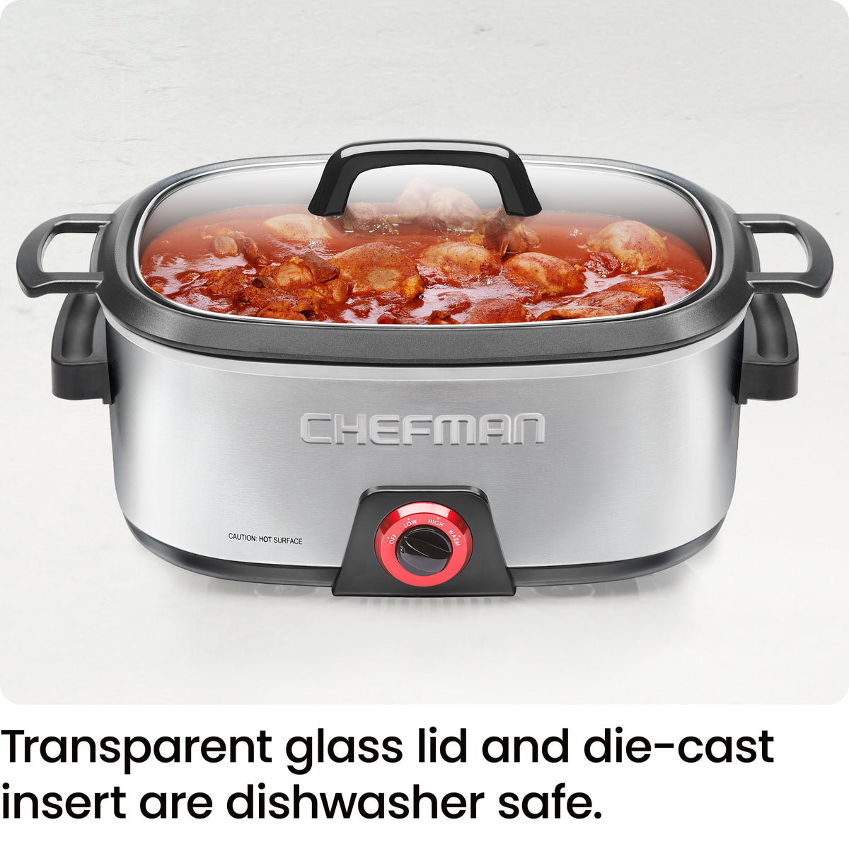 Family-Sized 6 Qt. Slow Cooker