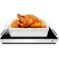 Compact Glasstop Warming Tray