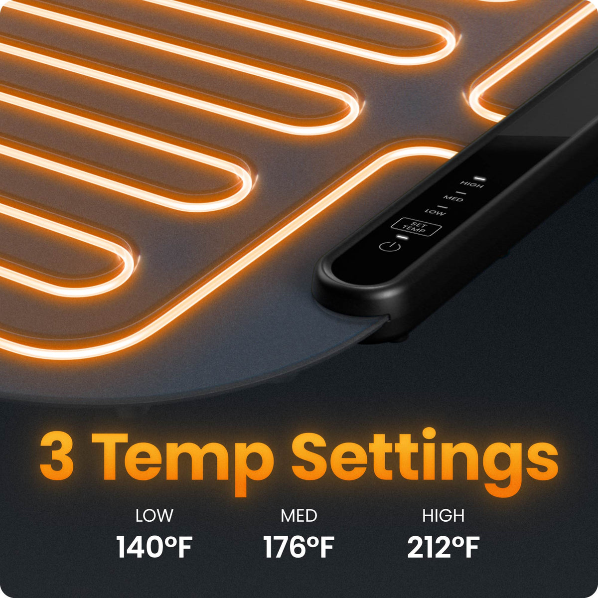 Roll n' Go Rollable Food Warming Mat