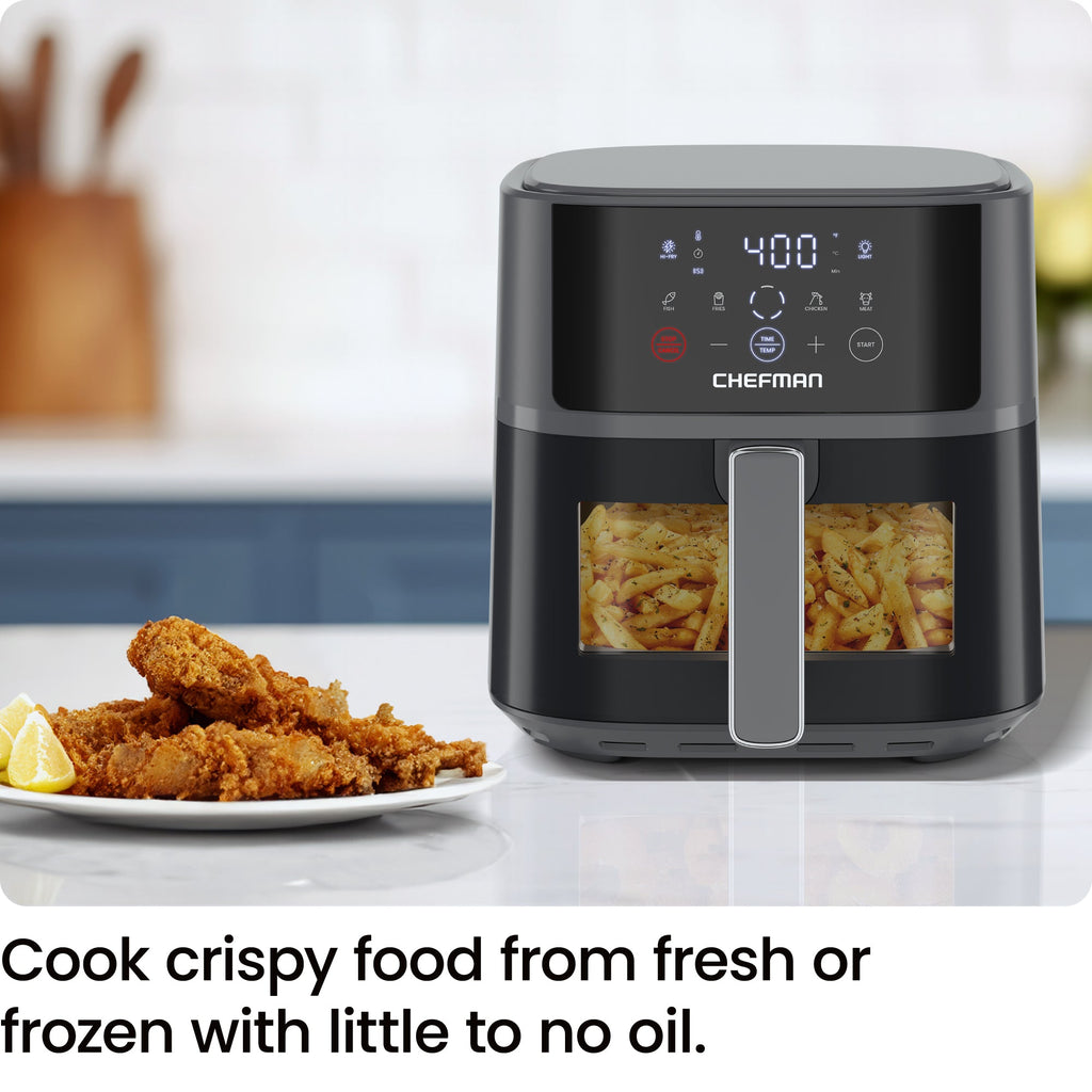 TurboFry® Touch 6 Qt Easy-View Air Fryer