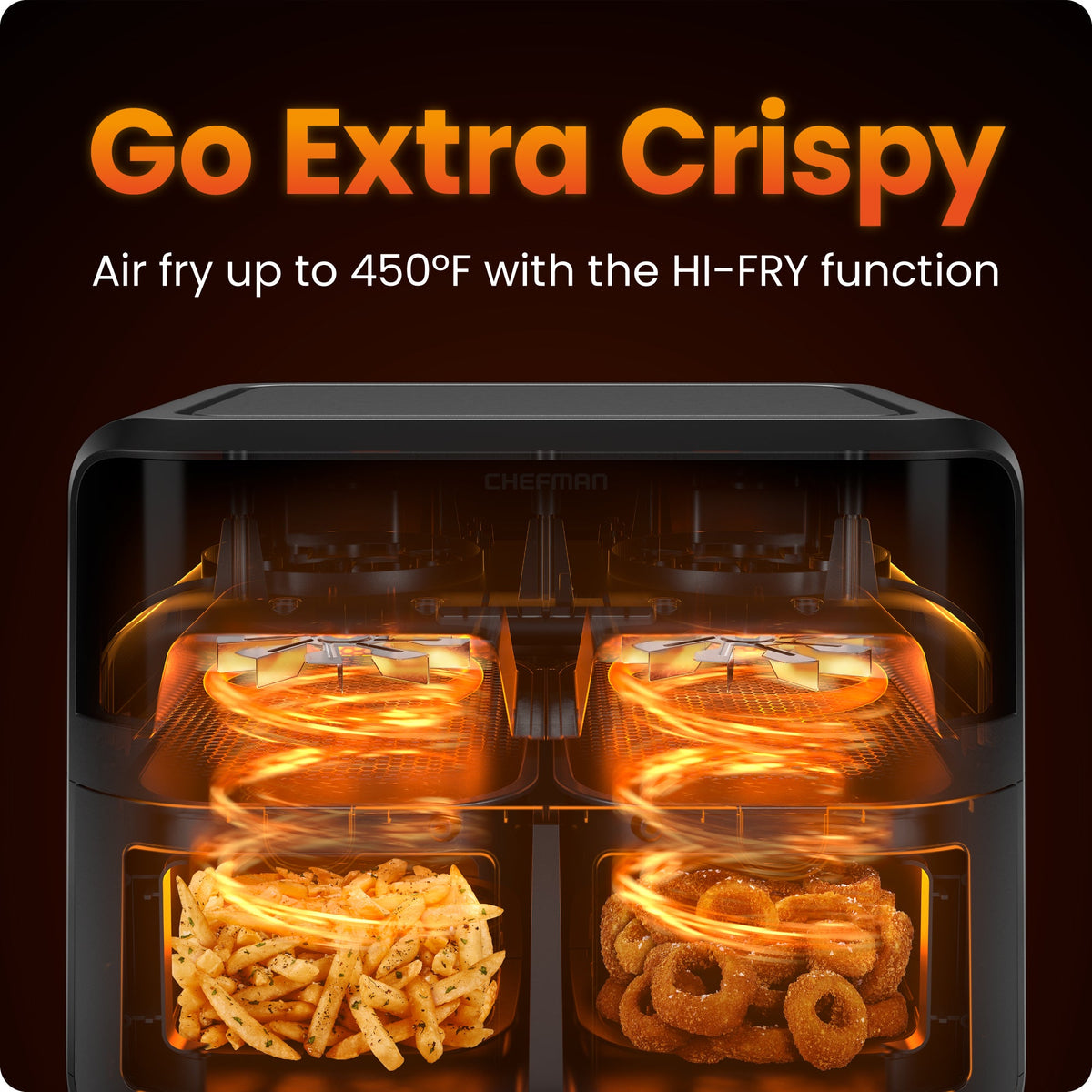 TurboFry® Touch 6 Qt. Dual-Window Air Fryer