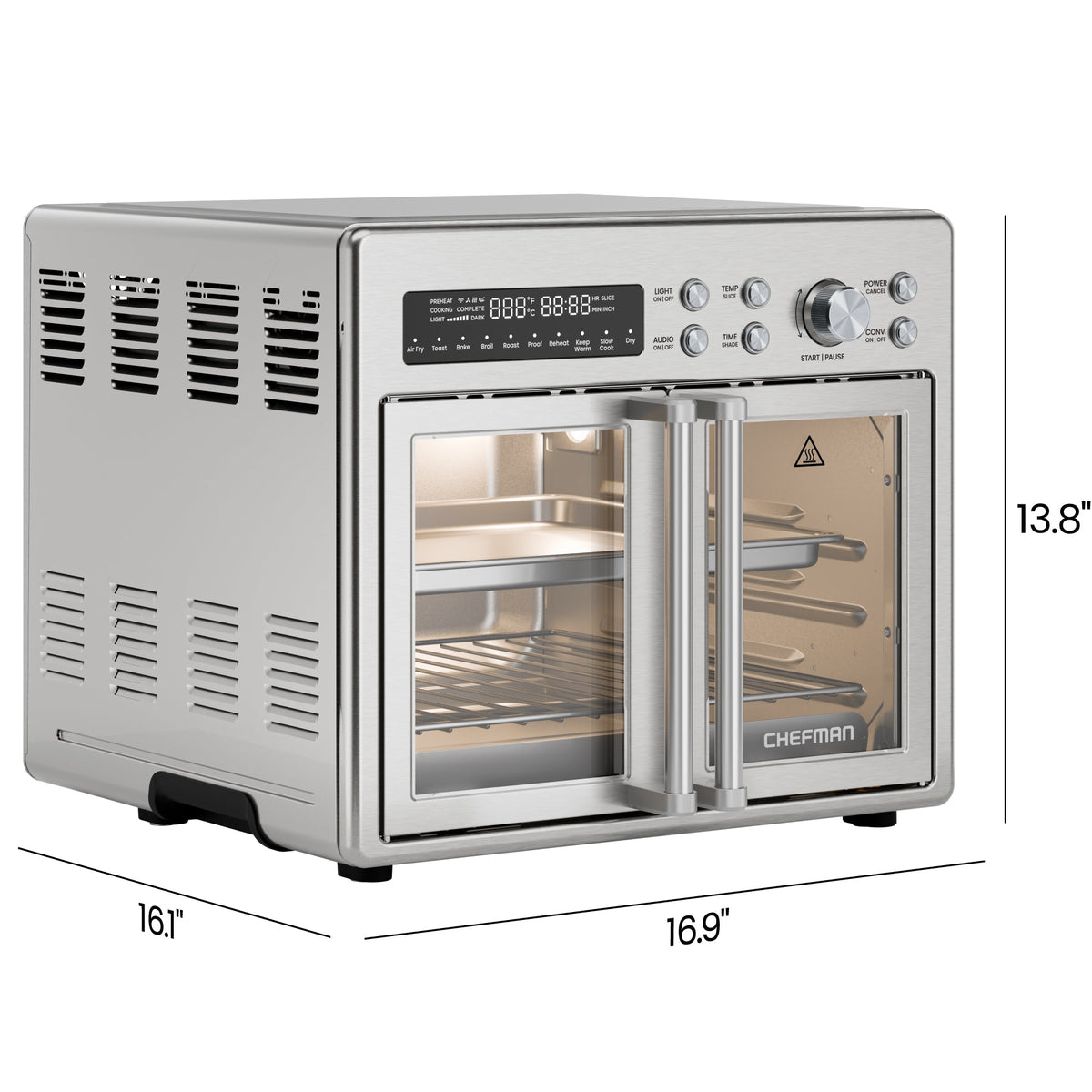 Digital French Door Air Fryer + Oven