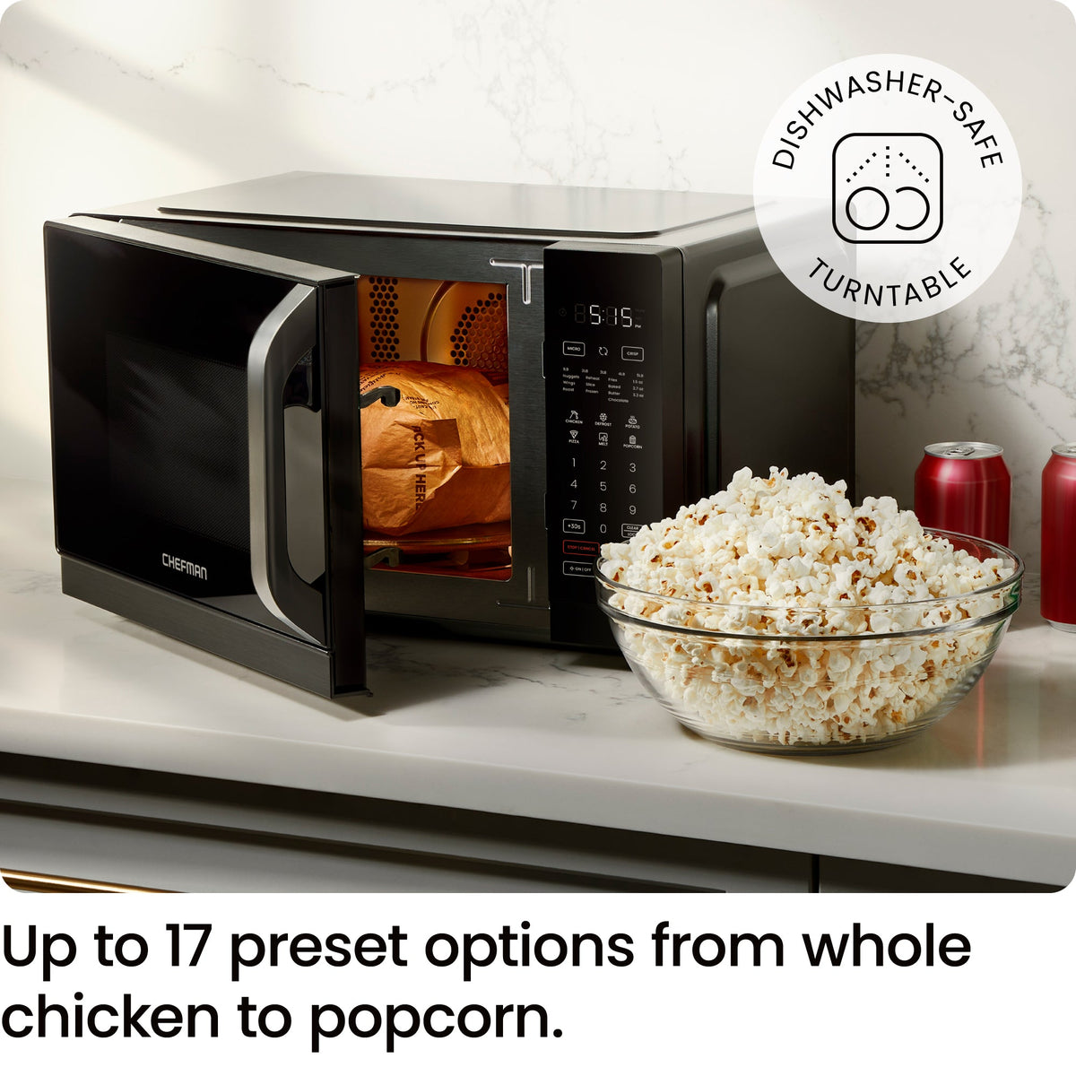 MicroCrisp® 0.8 Cu. Ft. Countertop Microwave Oven