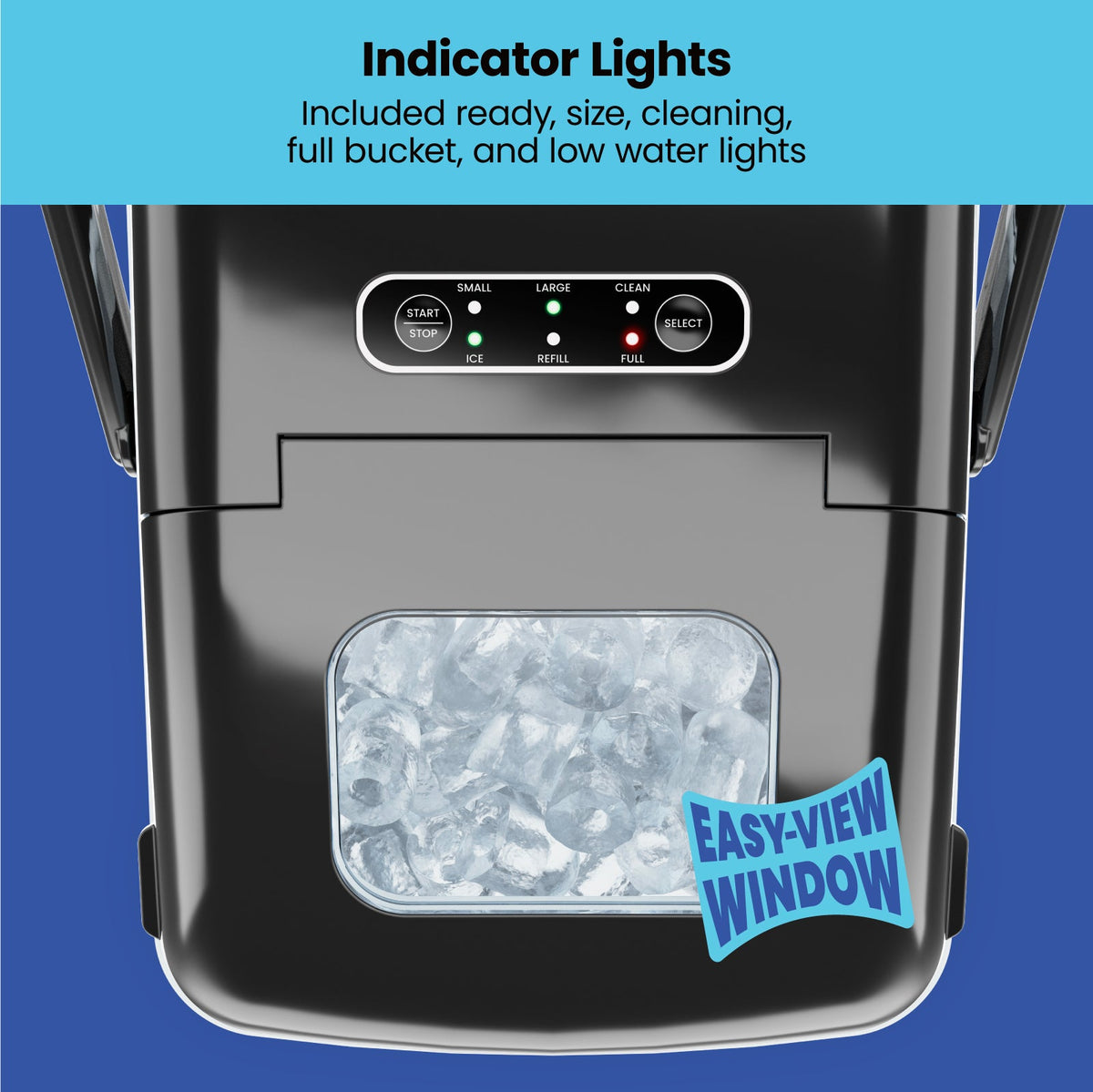 Dual-Size Ice Machine by Iceman®