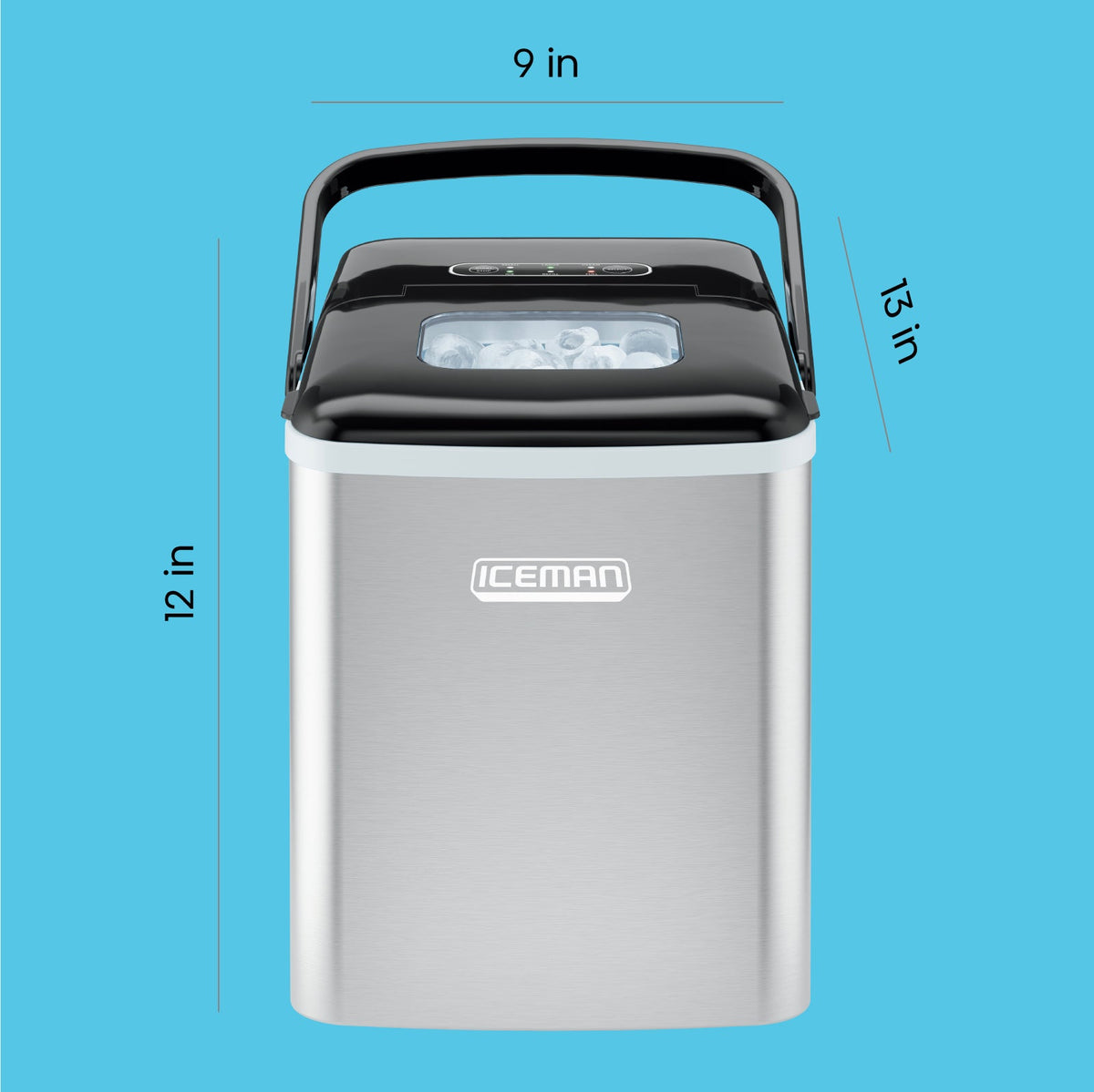 Dual-Size Ice Machine by Iceman®